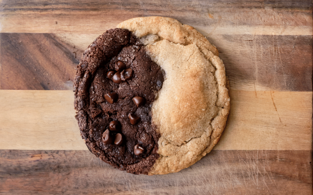 Chocolate Peanut Butter Marbled Cookies