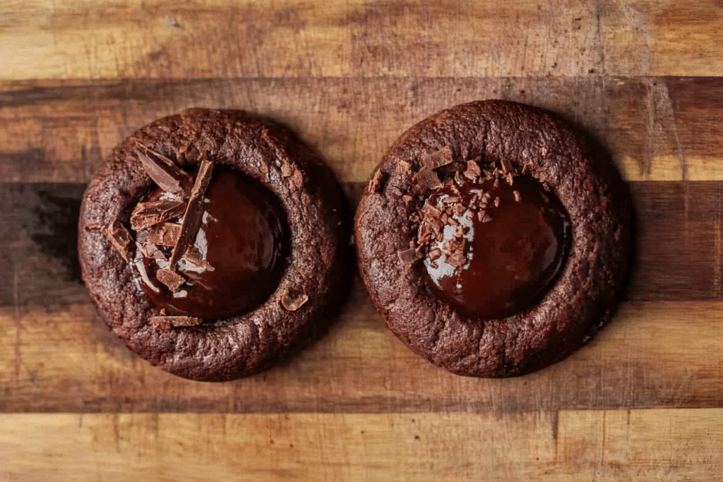 Chocolate Thumbprint Cookies