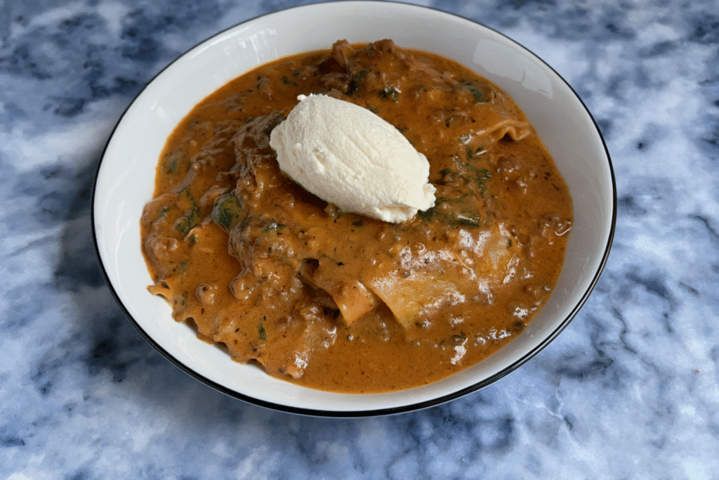 Creamy Lasagna Soup