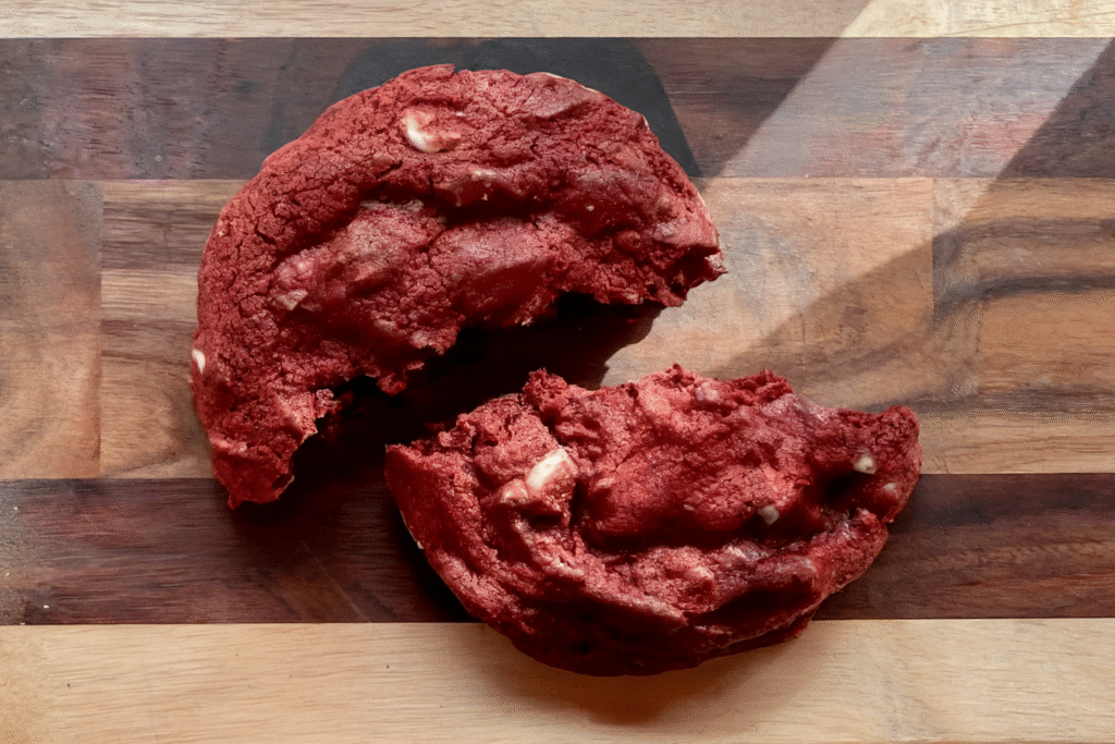 Red Velvet White Chocolate Cookies