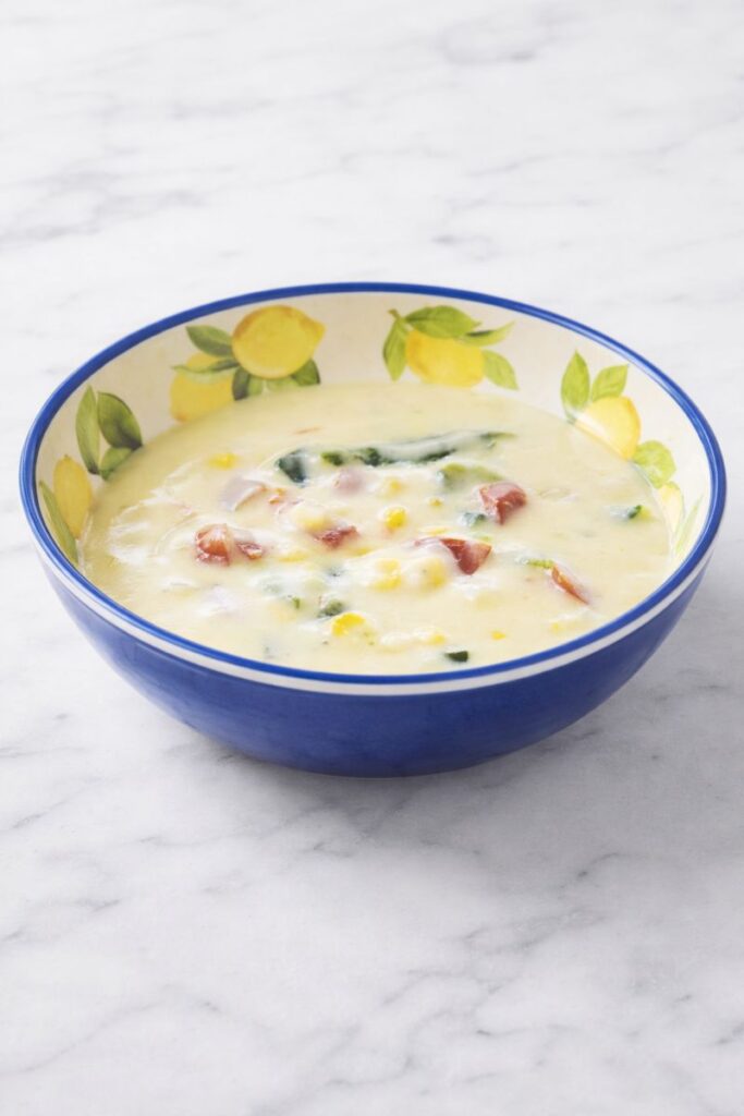 Poblano and Corn Queso