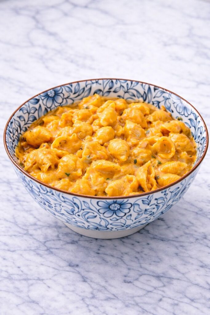 Stovetop Pumpkin Mac and Cheese