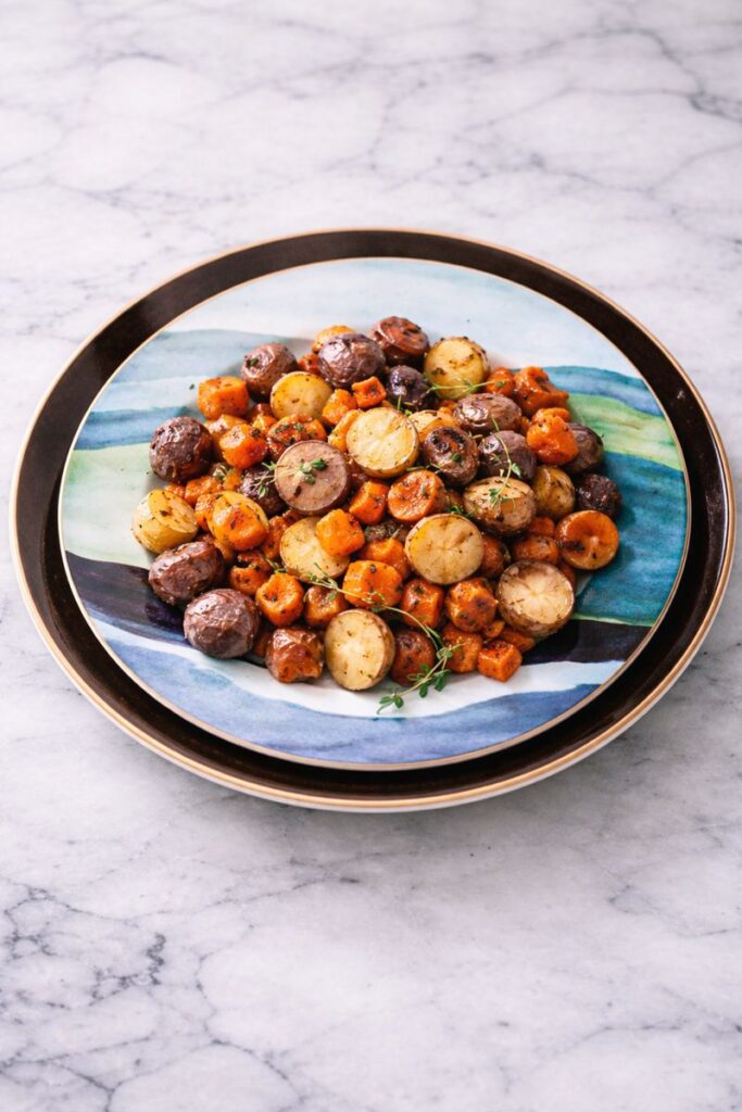 Roasted Carrots and Potatoes