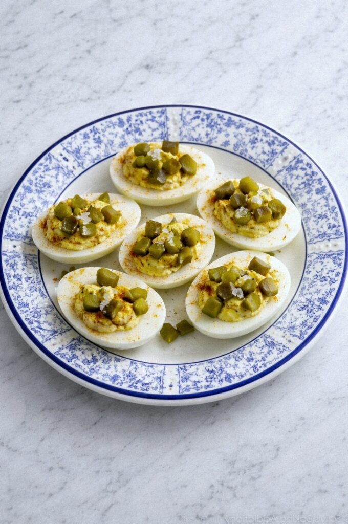 Southern Sweet Pickle Deviled Eggs