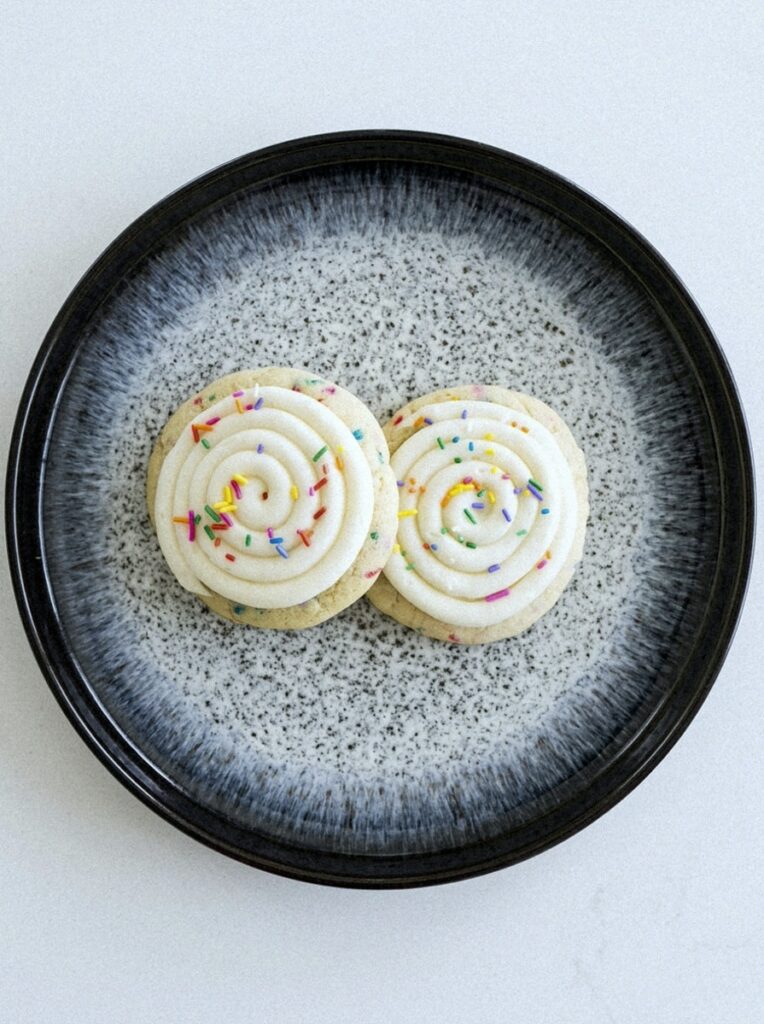 Crumbl Birthday Cake Cookies