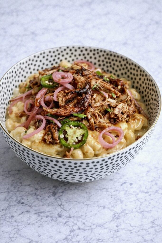 BBQ Chicken Mac and Cheese