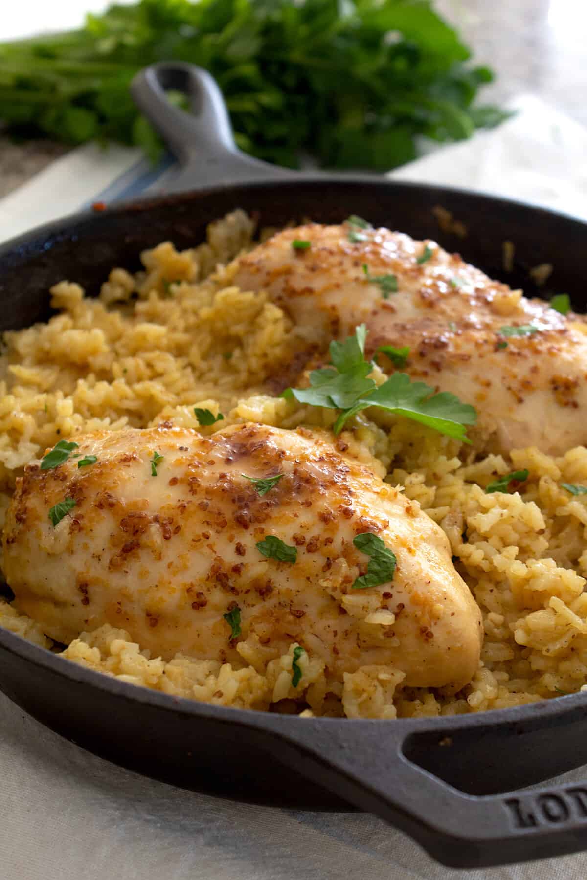 Dijon Mustard Chicken Rice