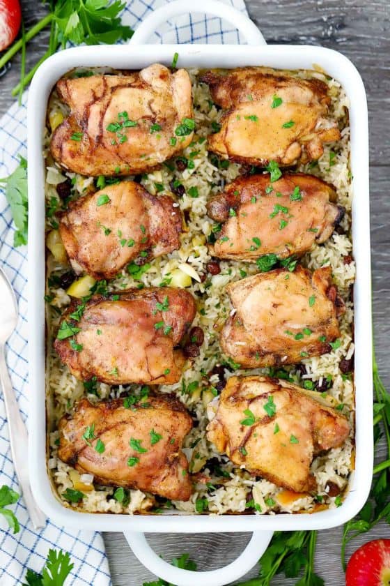 Apple Cinnamon Chicken Rice