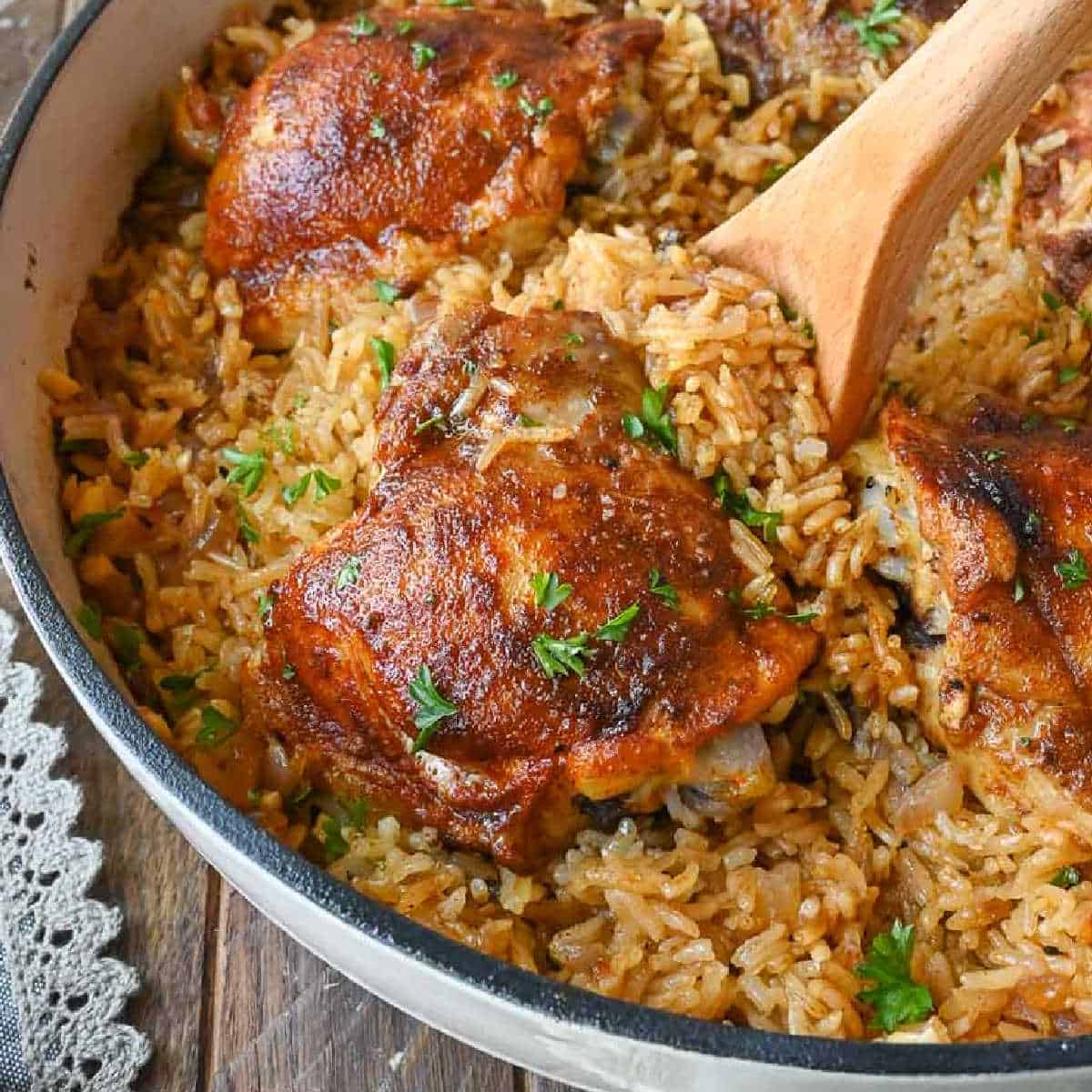 Smoked Paprika Chicken Rice