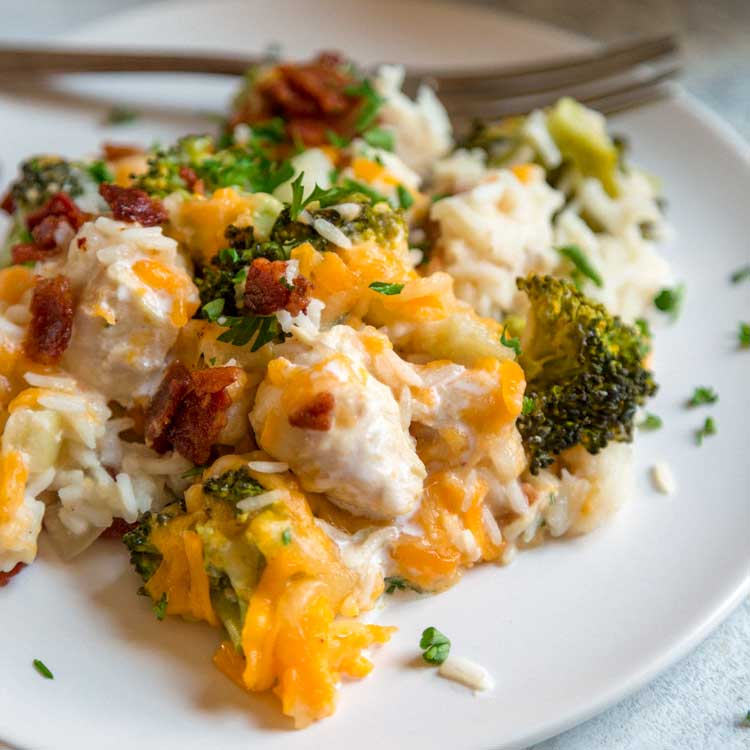 Ranch Chicken Rice Casserole