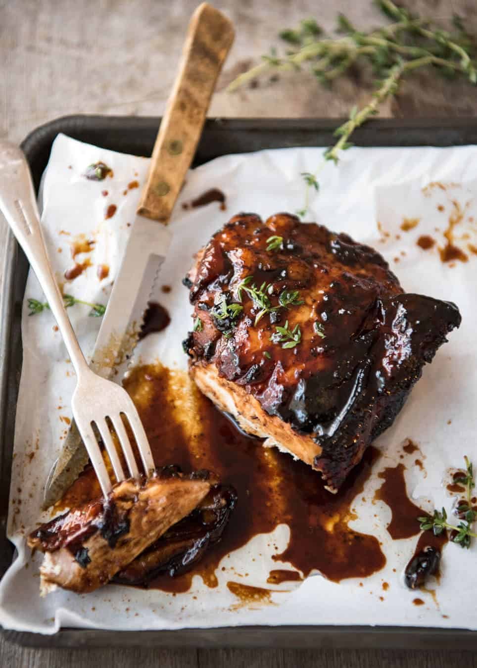 Balsamic Glazed Chicken Rice