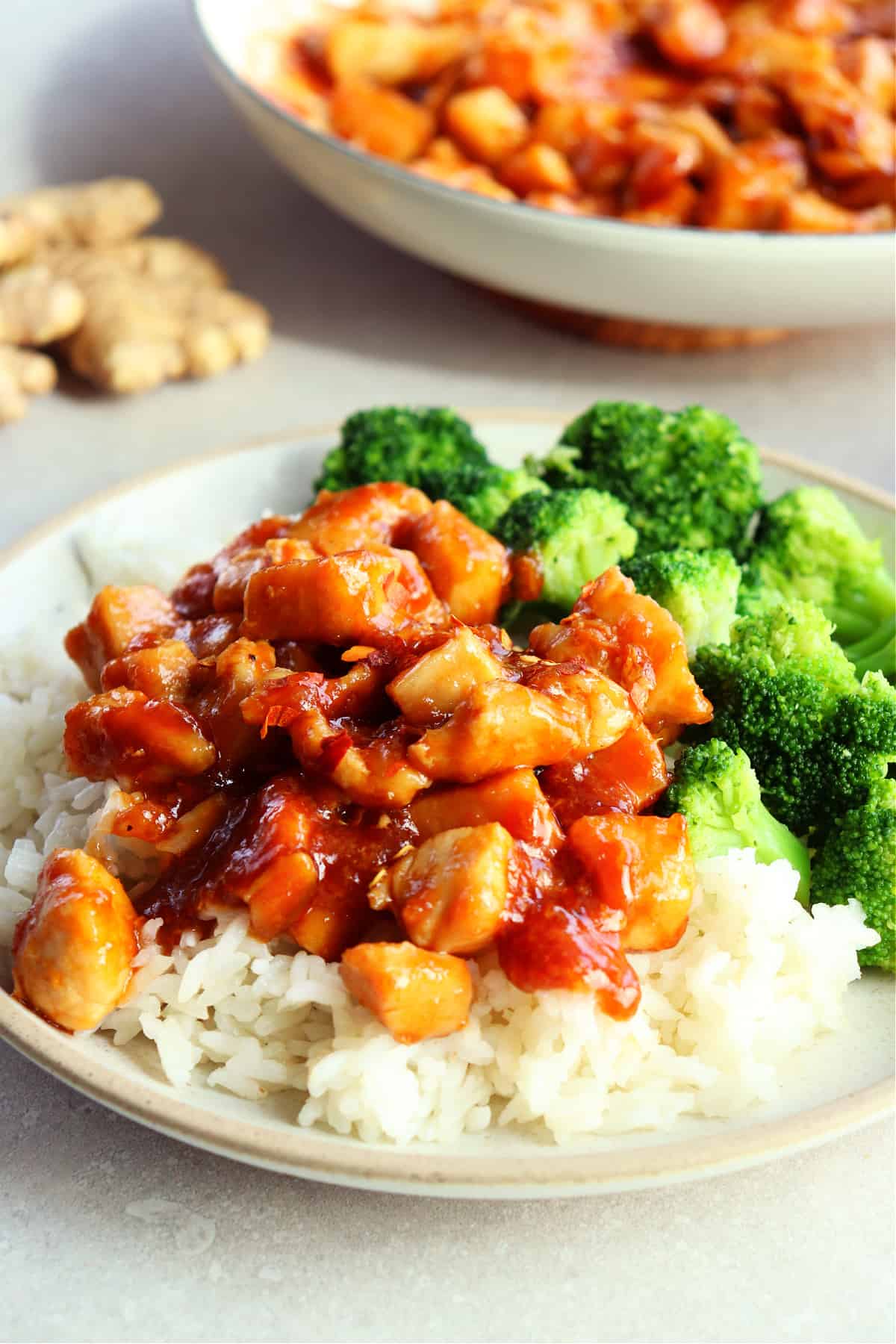 Soy Ginger Asian Chicken Rice