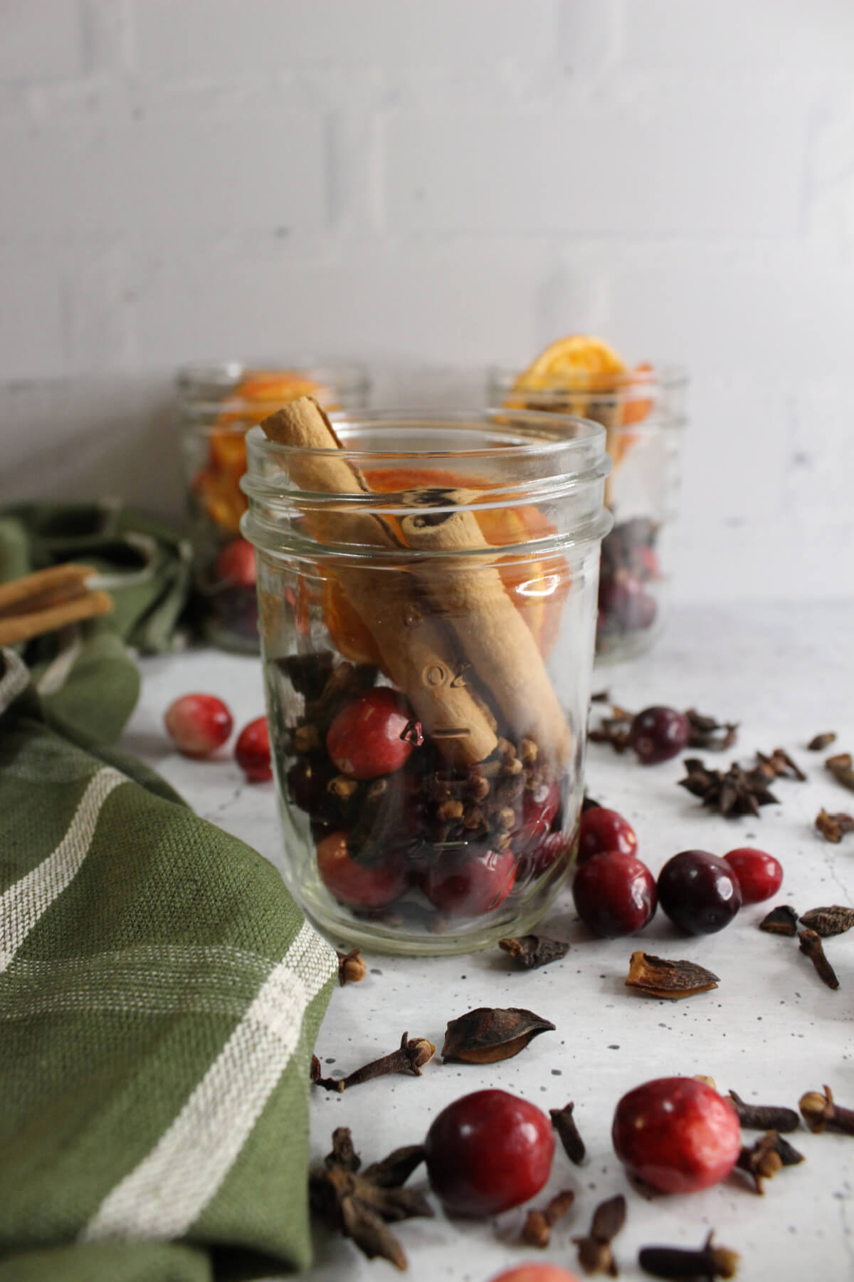 Gift Jar for a Dried Orange Simmer Pot