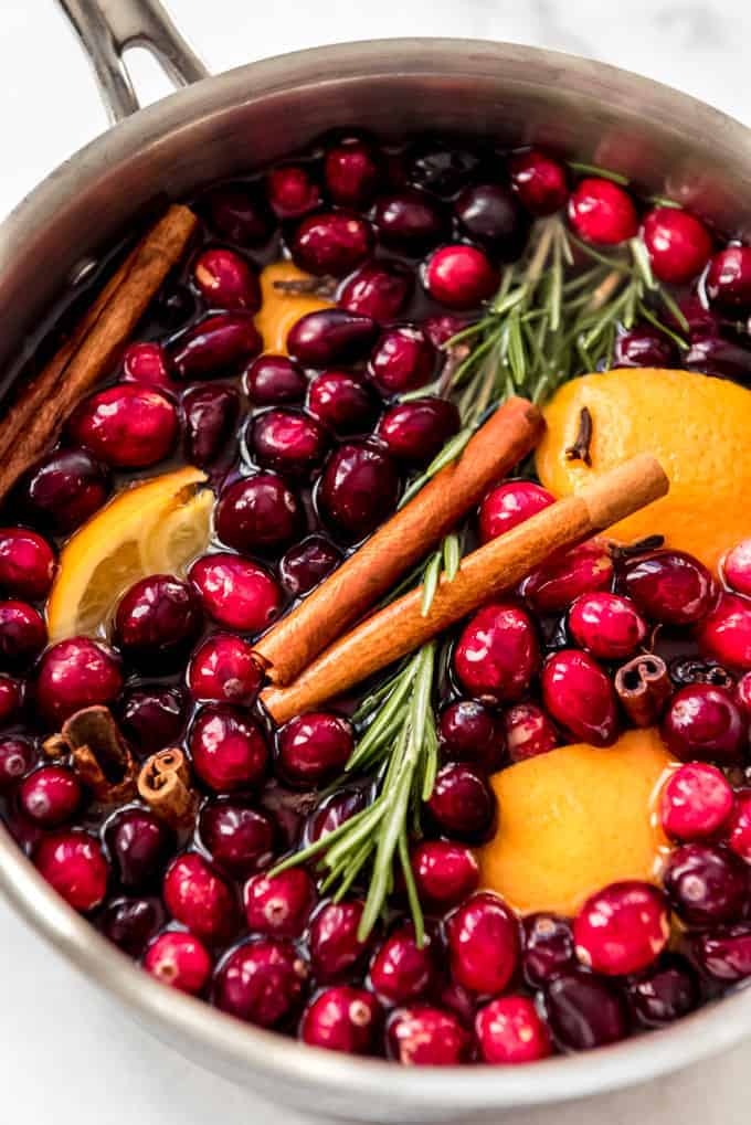 Apple Juice Cranberry Orange Christmas Simmer Blend