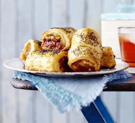 Chorizo and Apple Sausage Rolls