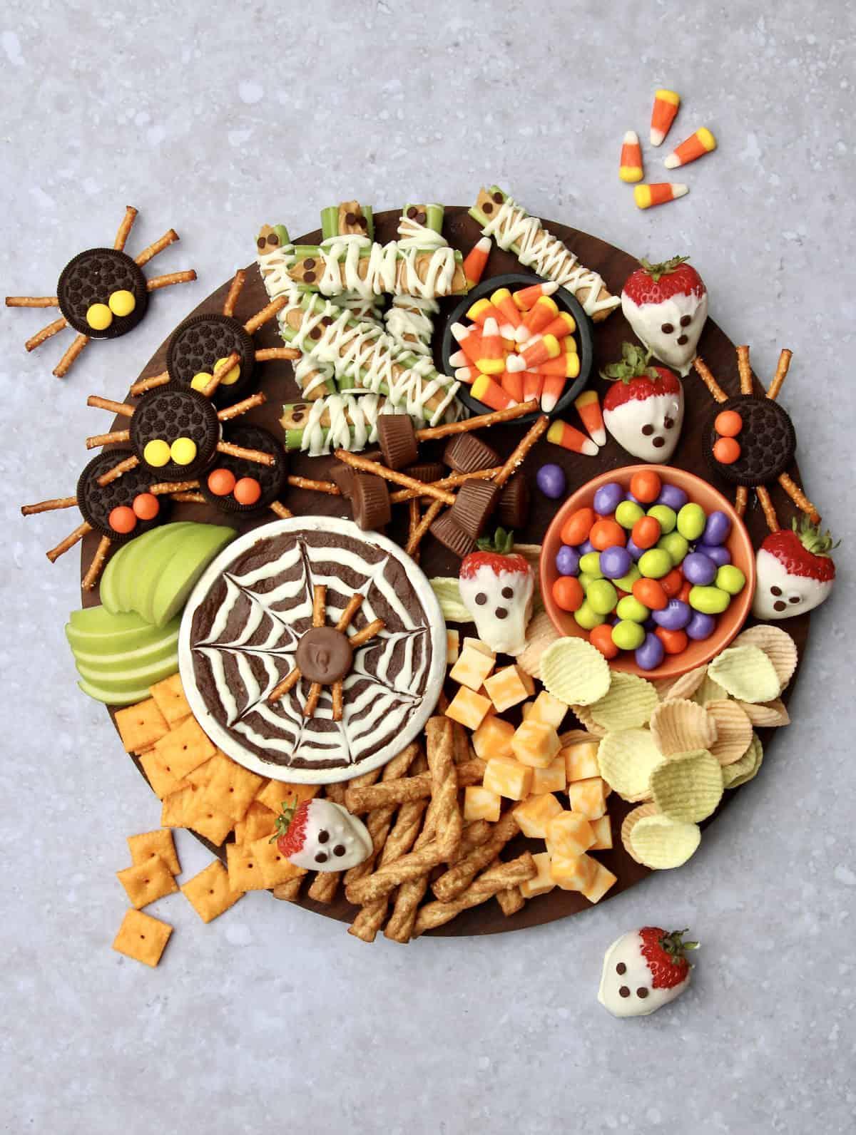 Halloween Snack Board for Kids