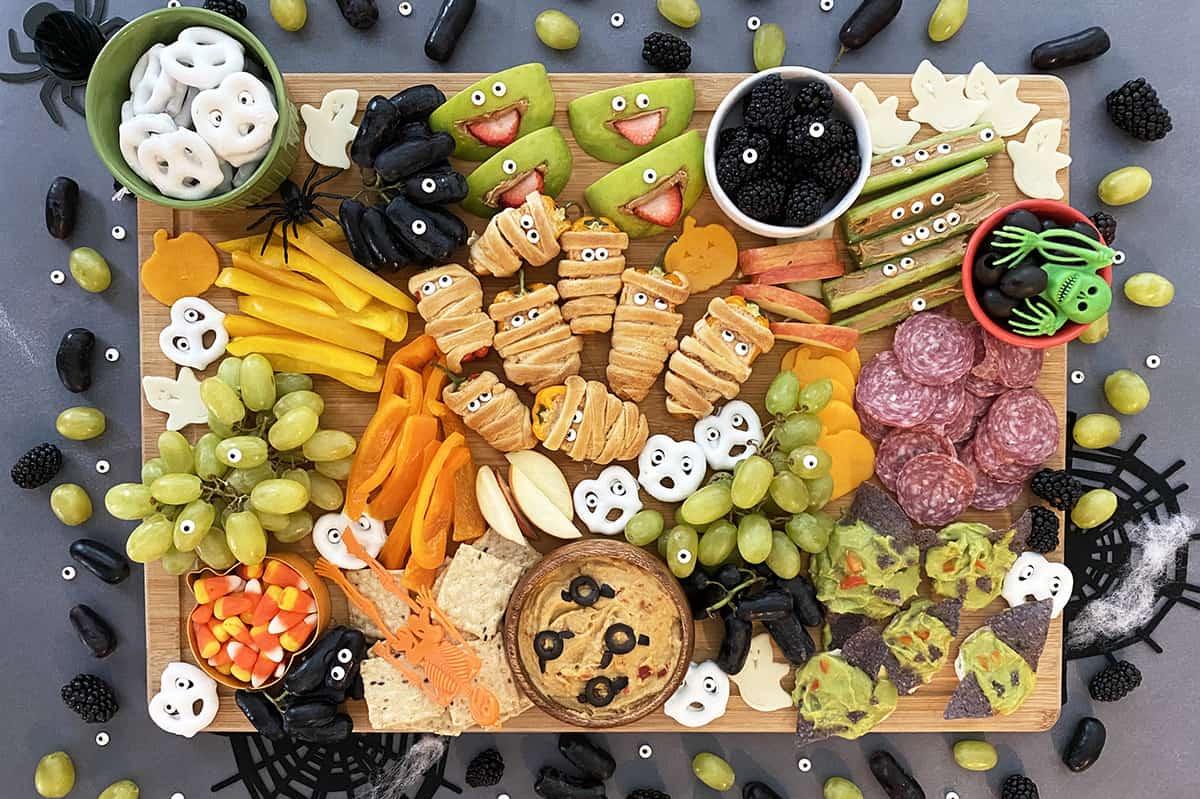 Healthy Halloween Snack Platter