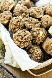 Pumpkin Cheesecake Muffins with Streusel Topping