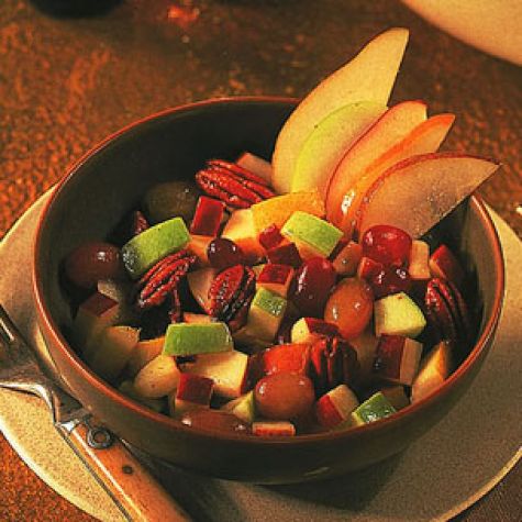 Harvest Fruit Salad With Walnut Oil Dressing