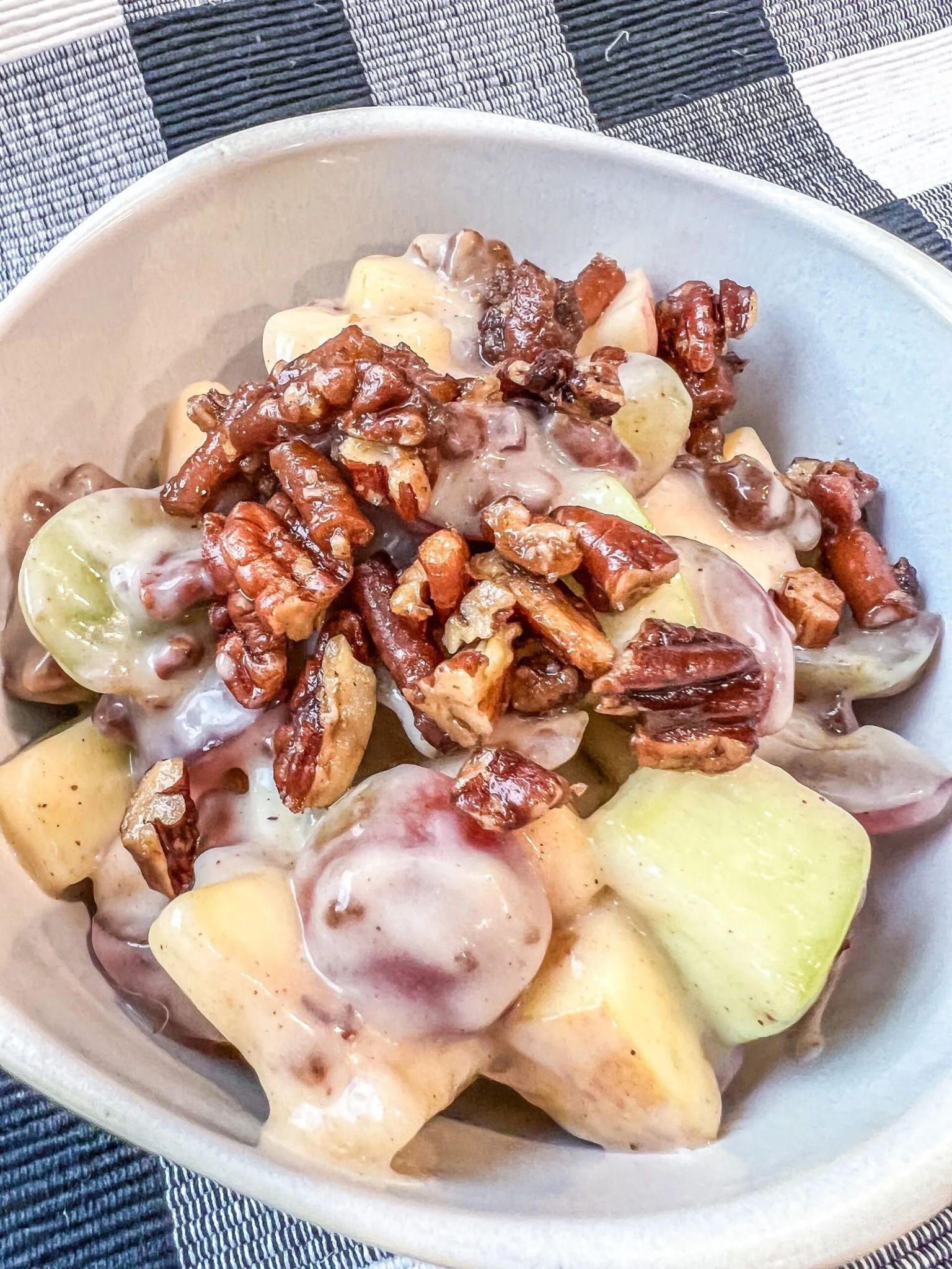 Pretzel-Pecan Crunch Fall Fruit Salad