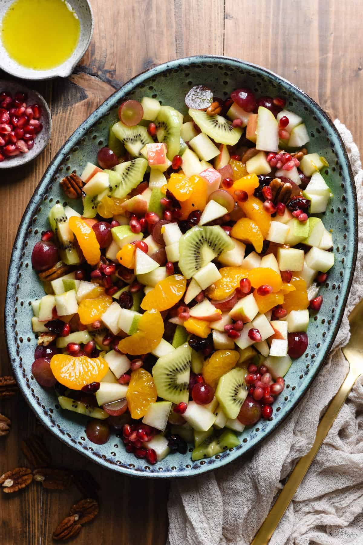 Thanksgiving Fruit Salad, Honey-Orange Style