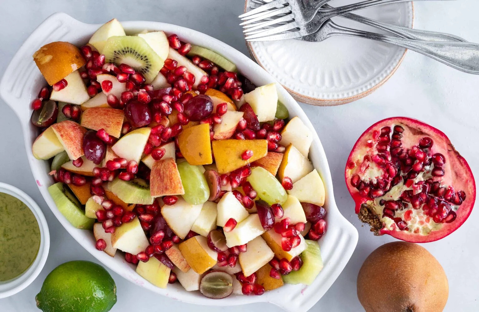 An Easy Fall Fruit Salad