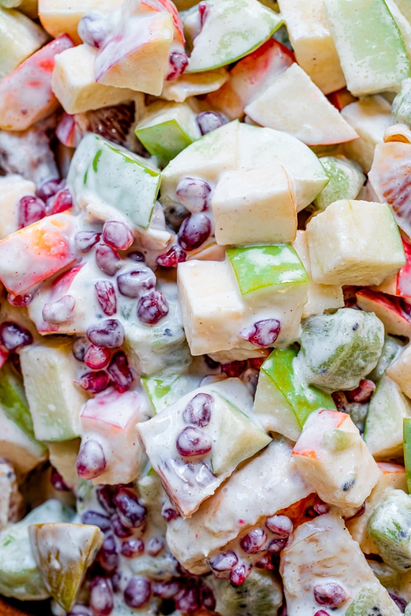 Fall Fruit Salad With a Greek Yogurt Dressing