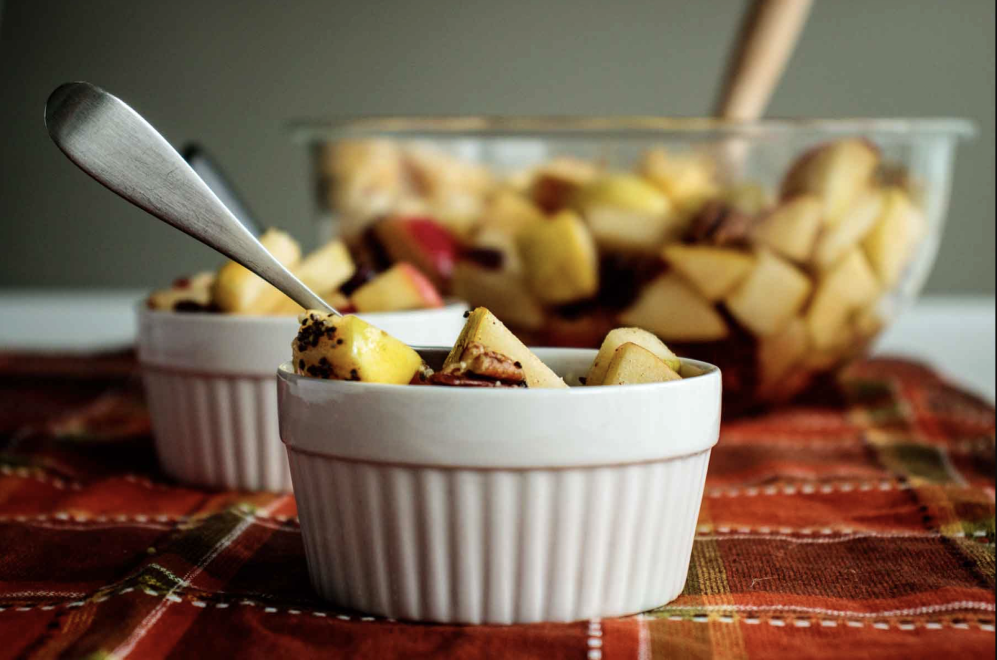 Apple, Pear and Cranberry Salad in Five Minutes
