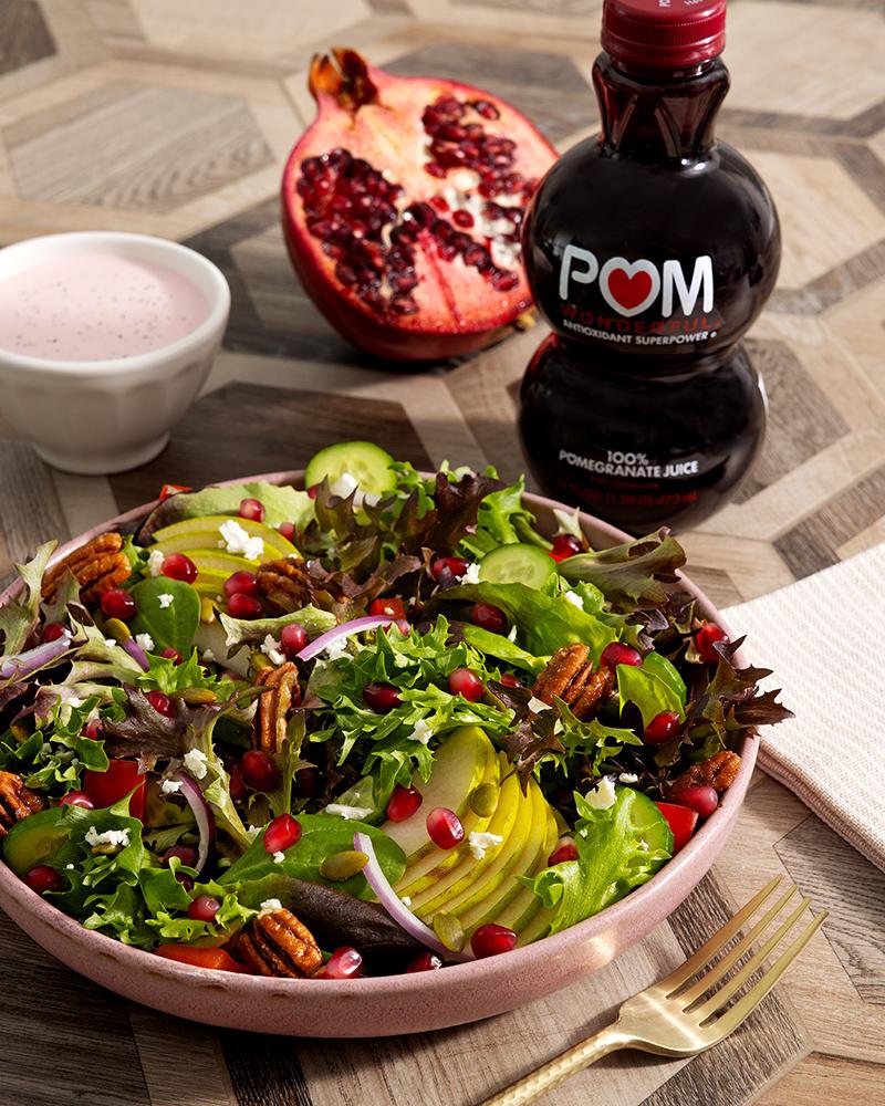 Pomegranate Dressing Harvest Salad