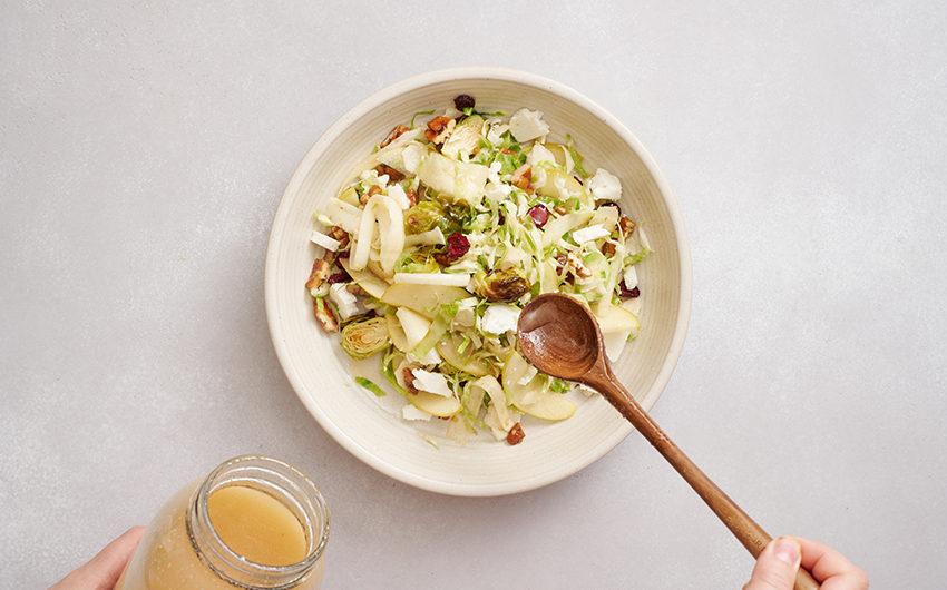 Harvest Salad with Pickled Apples