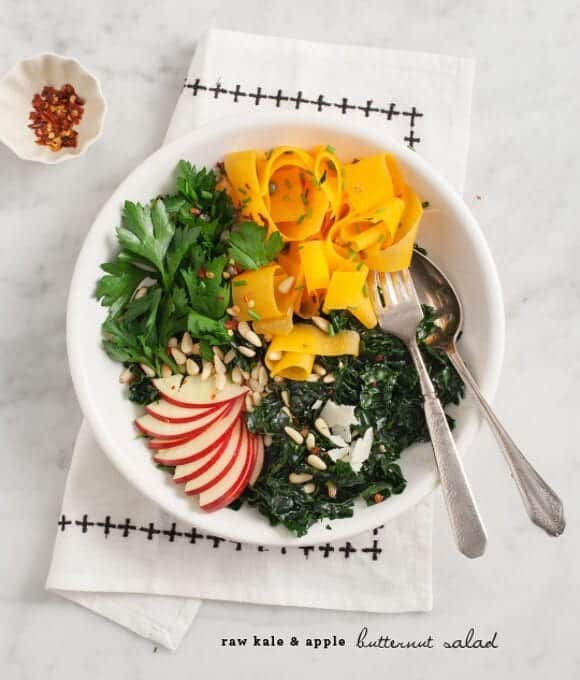 Kale and Apple Butternut Squash Salad
