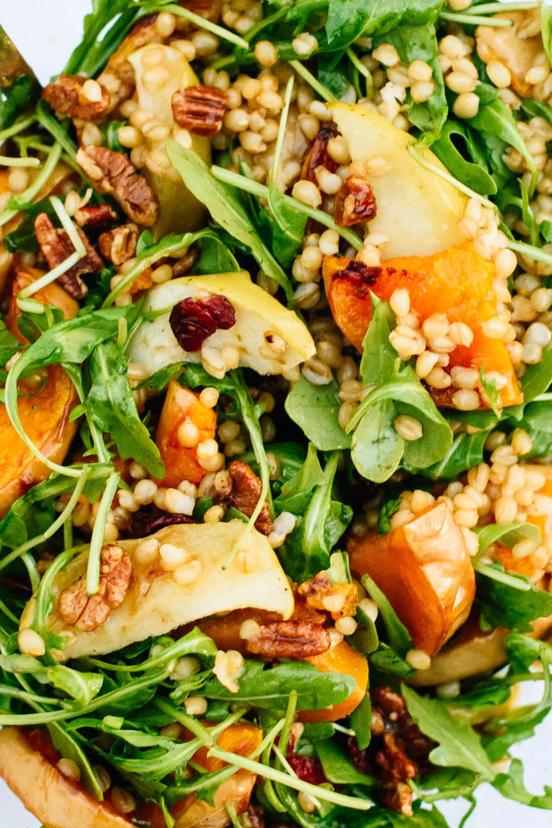 Hearty Salad with Roasted Butternut Squash and Apple