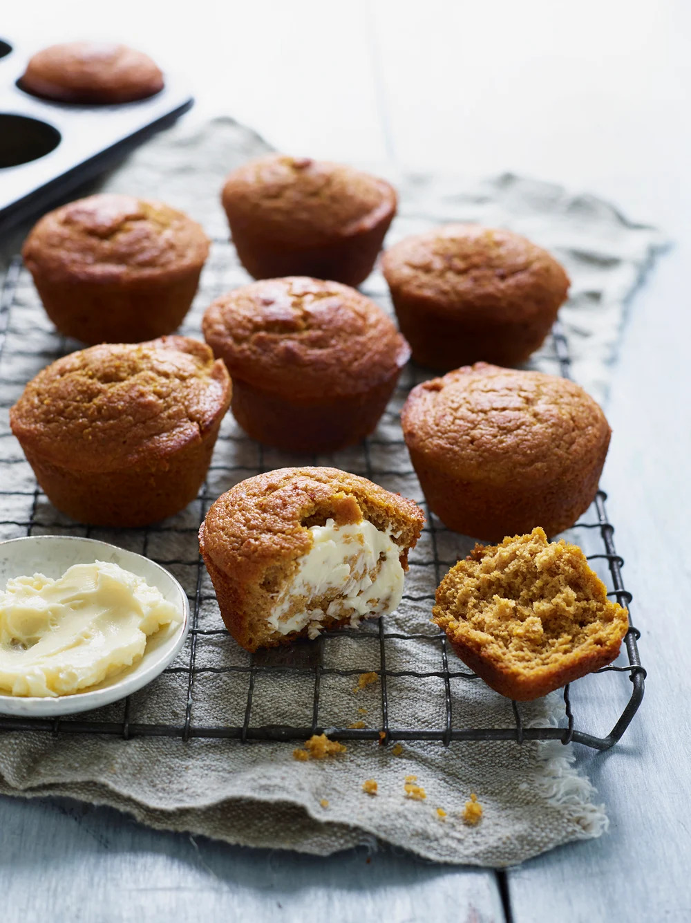 Pumpkin Cornbread Muffins