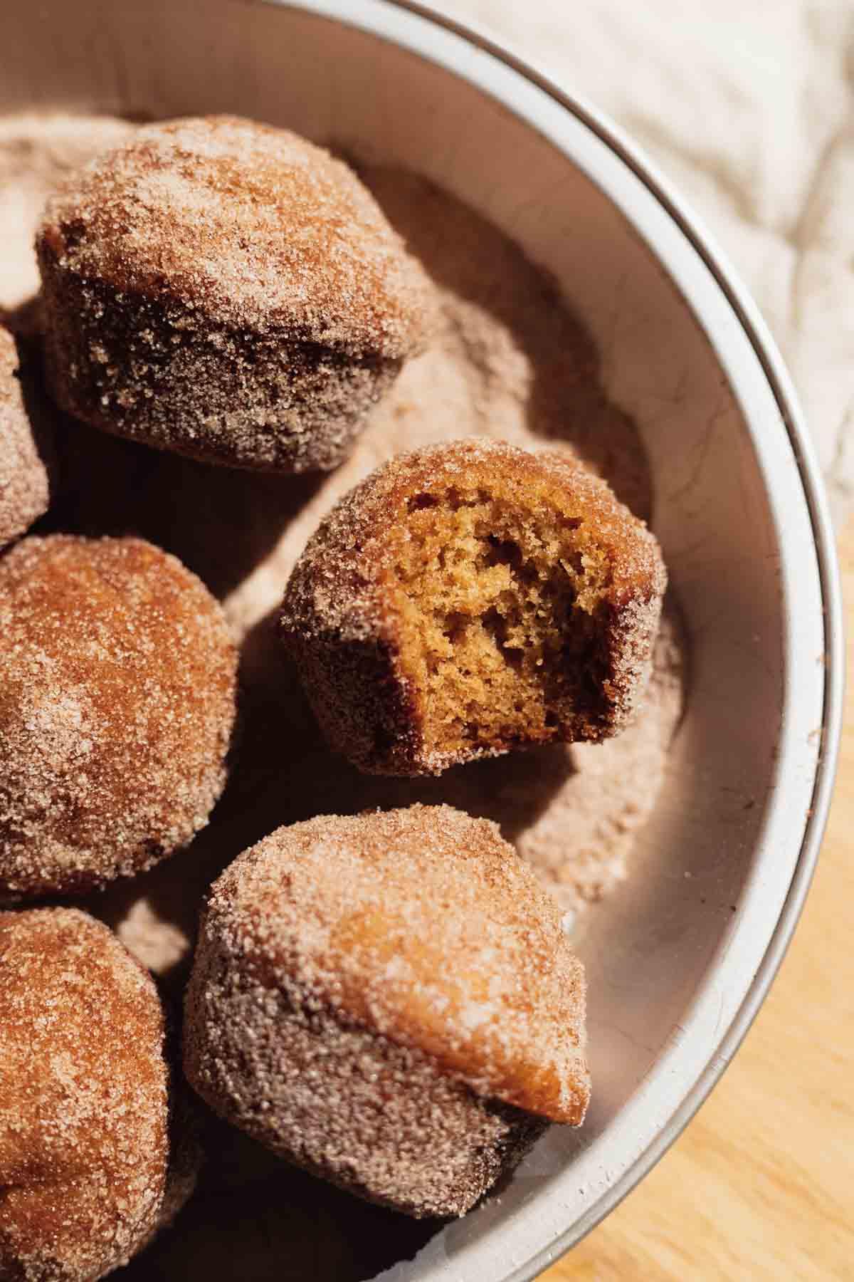 Apple Cider Muffins with Donut Flavor