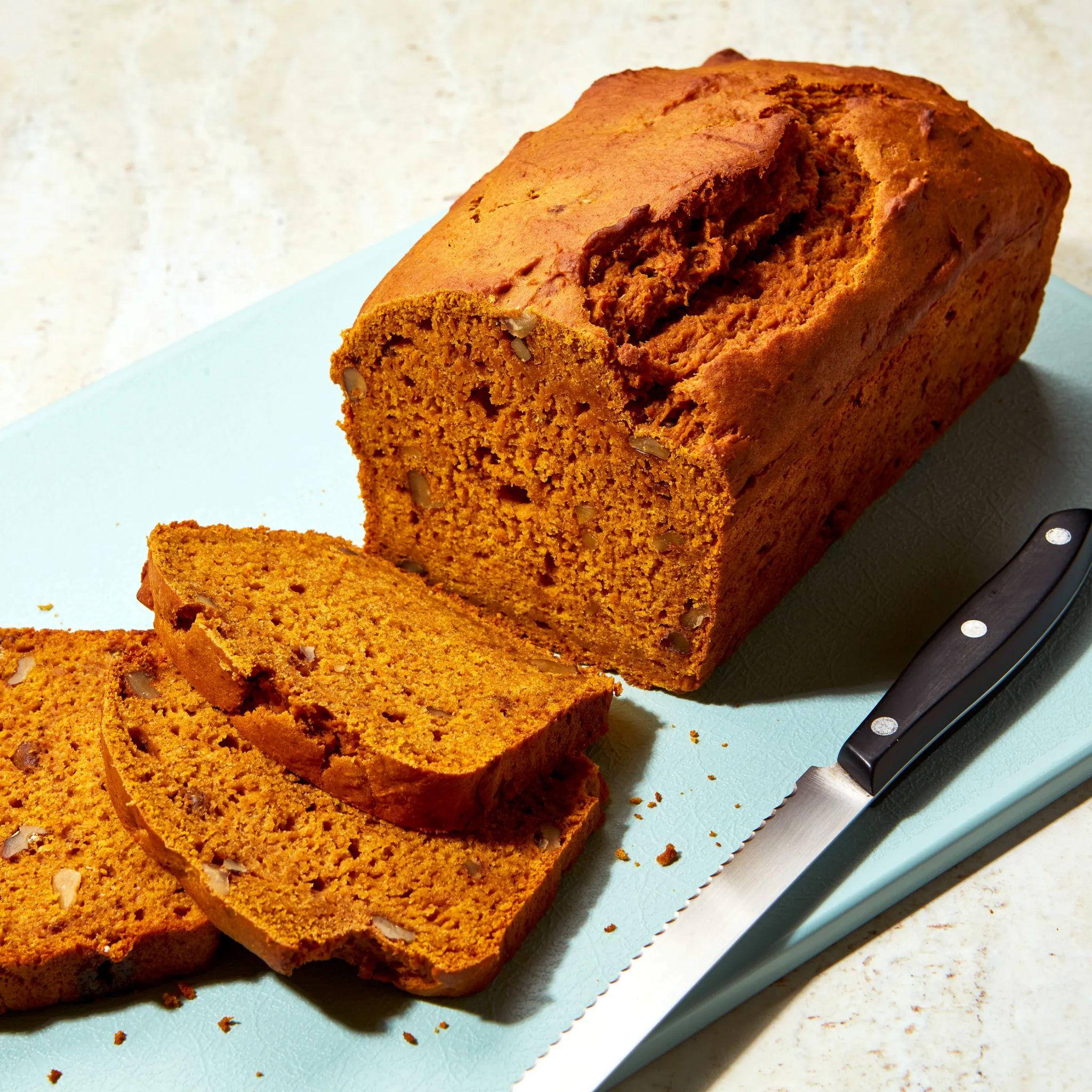 Epicurious Pumpkin Bread With Cider, Orange, and Walnuts