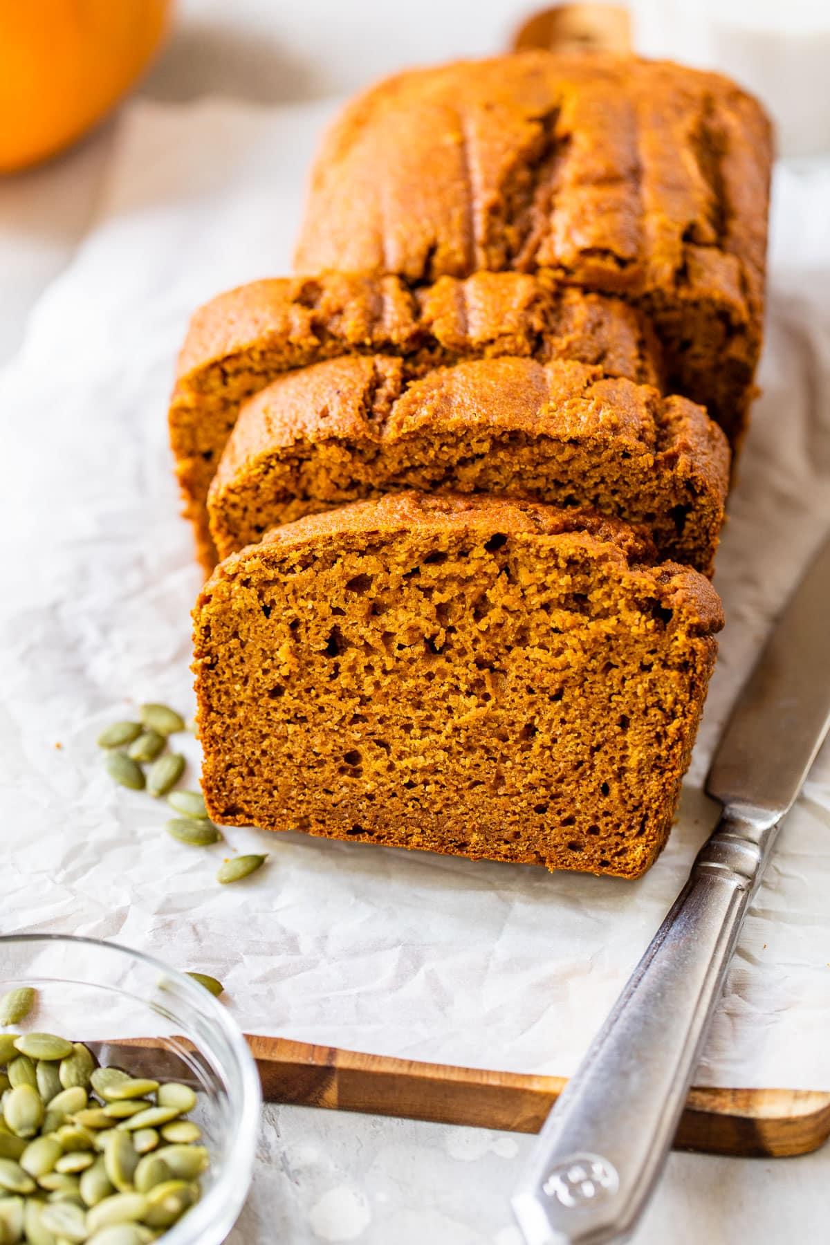 Healthy Pumpkin Bread from Well Plated