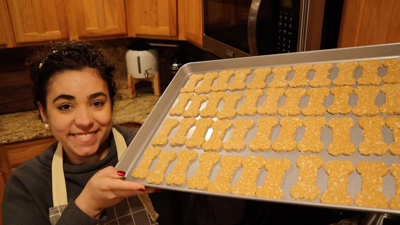 Hard Pumpkin Dog Treats from Scratch Pantry