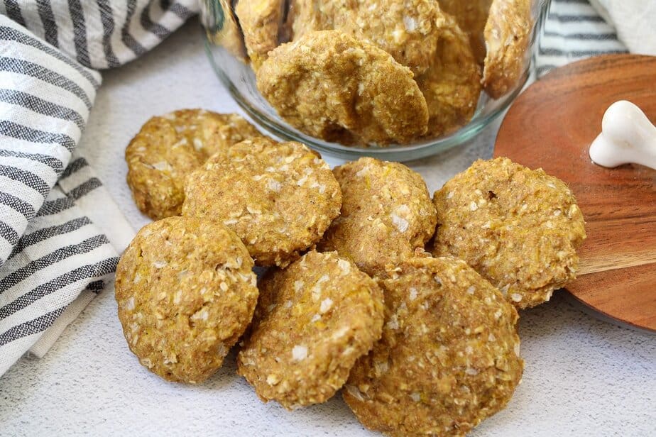 Pumpkin Apple Dog Treats from Hungry Dane Kitchen