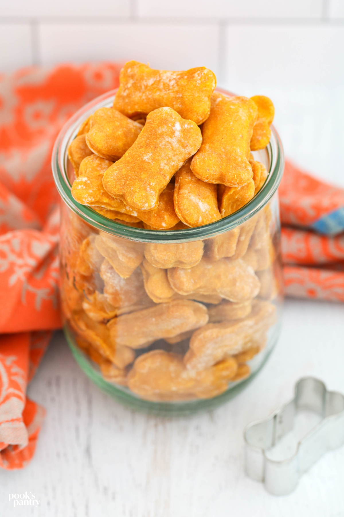 Soft Pumpkin Dog Treats from Pook's Pantry