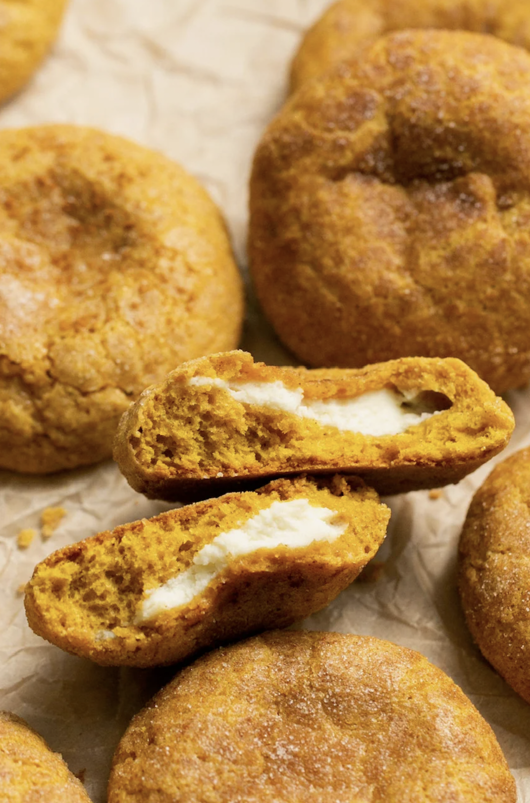 Gluten-Free Pumpkin Cheesecake Cookies