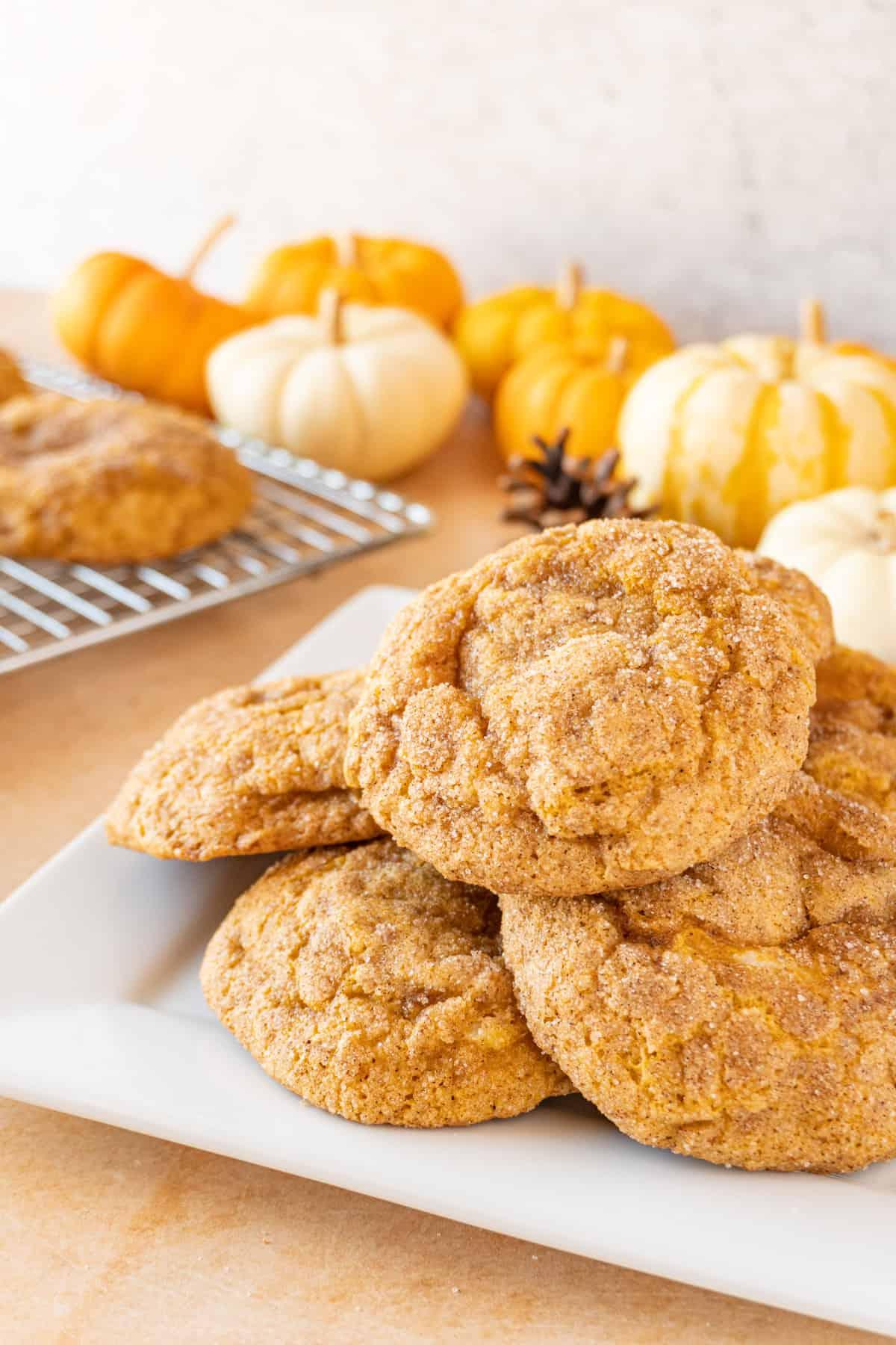 Pumpkin Cheesecake Surprise Cookies
