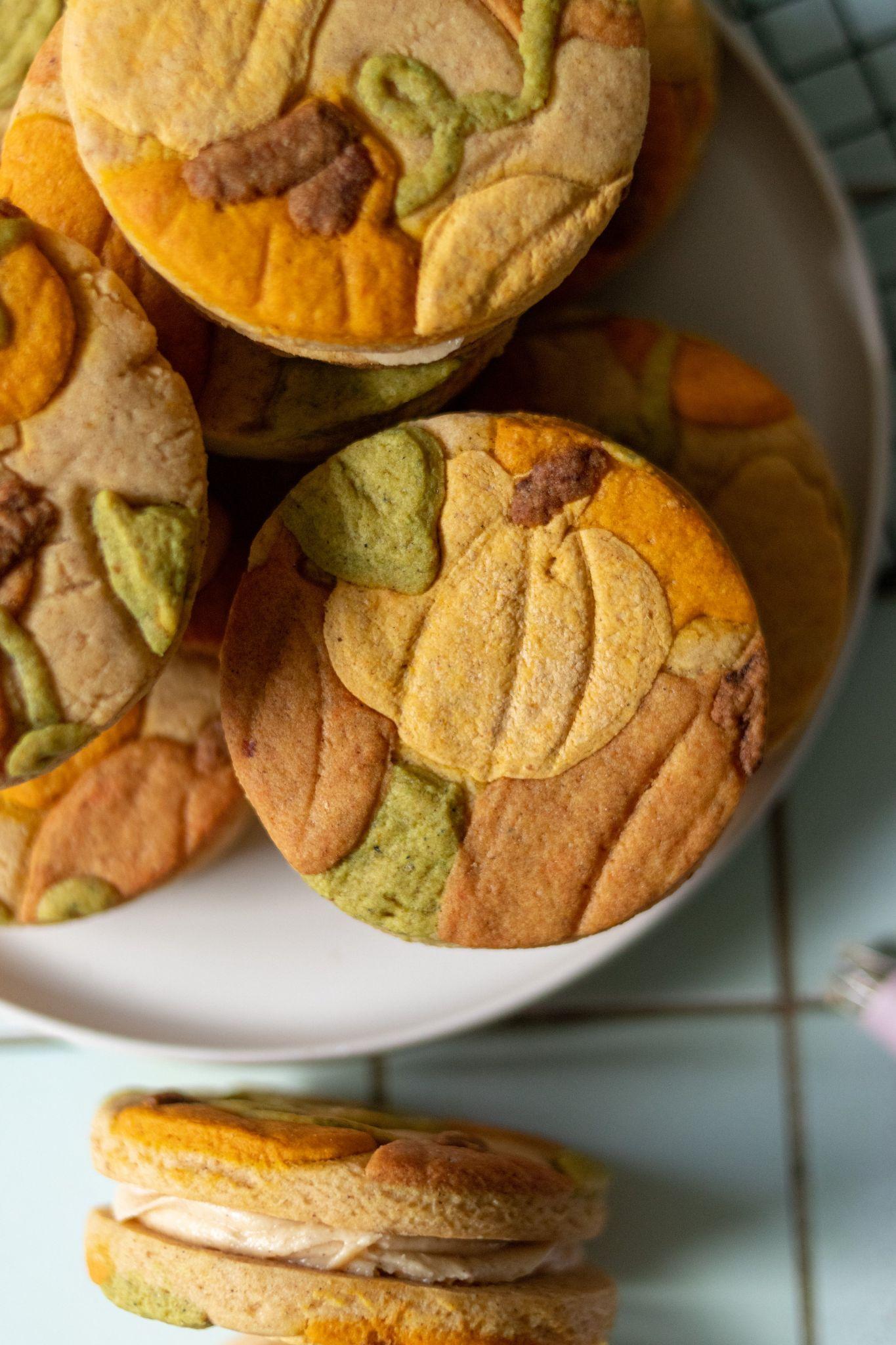 Vegan Pumpkin Spice Sugar Cookies
