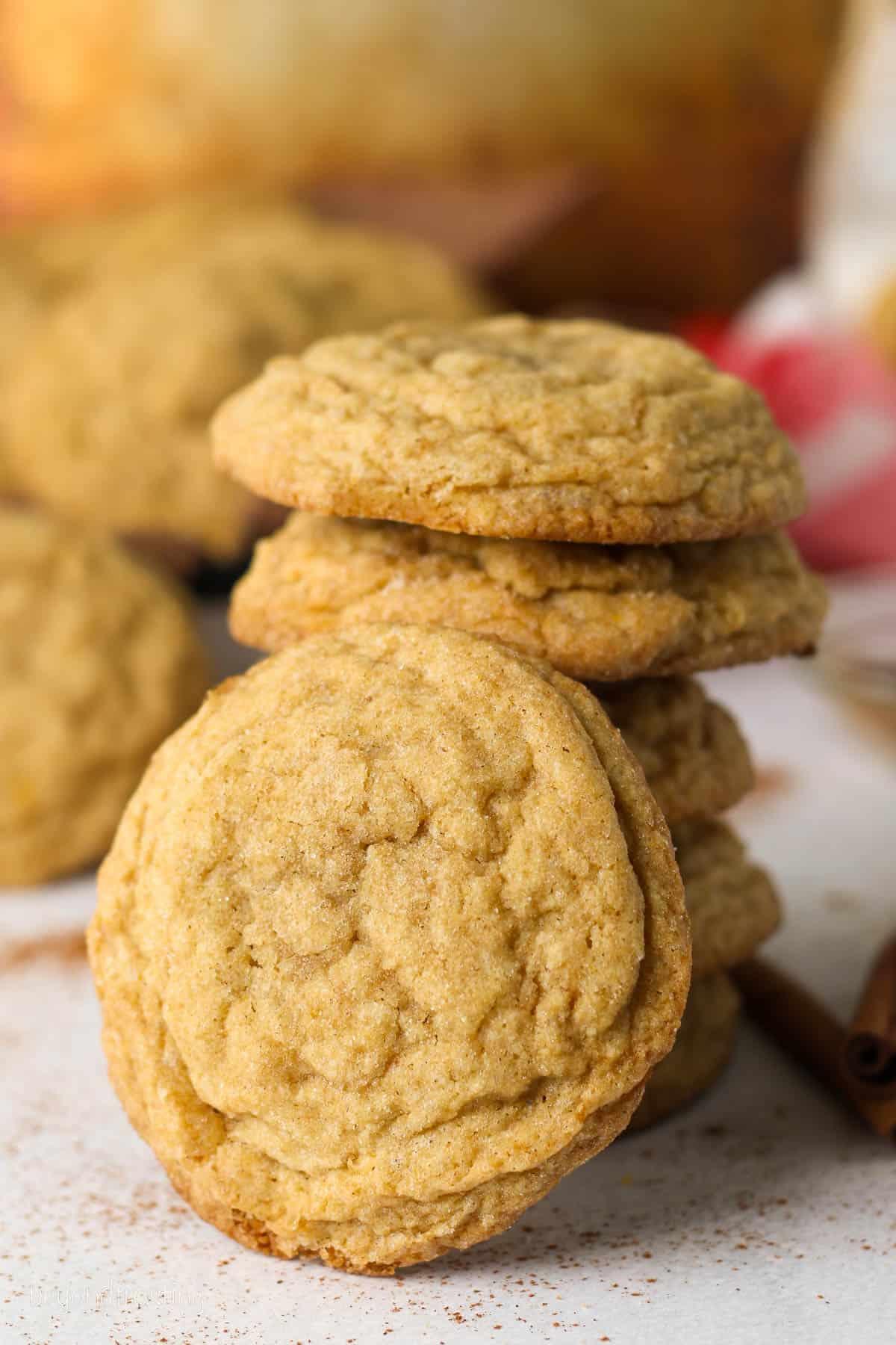 Pumpkin Sugar-Coated Delight Cookies
