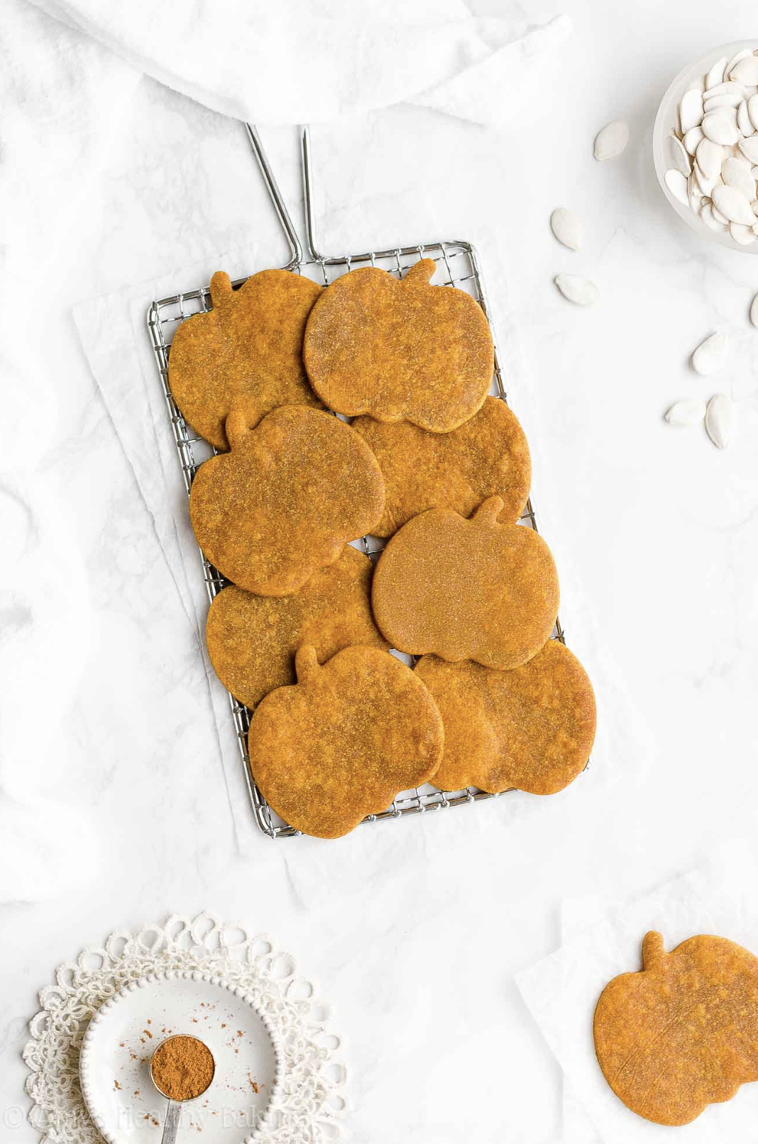 Healthy Pumpkin Spice Cut-Out Cookies