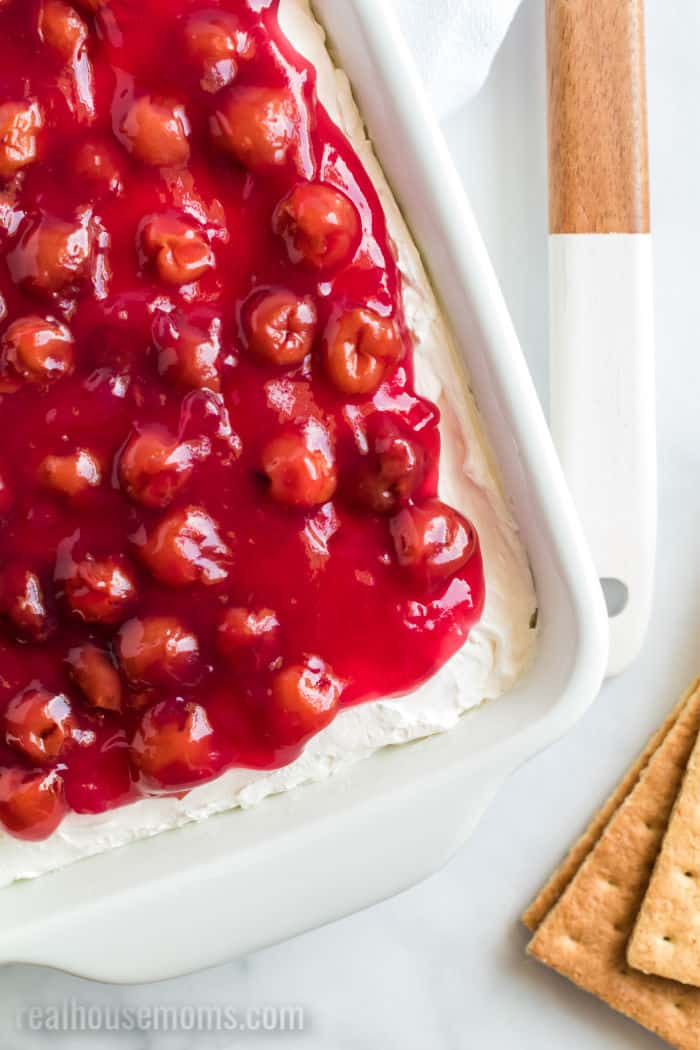 When Cheesecake Meets Dip: A Cherry-Laden Dream