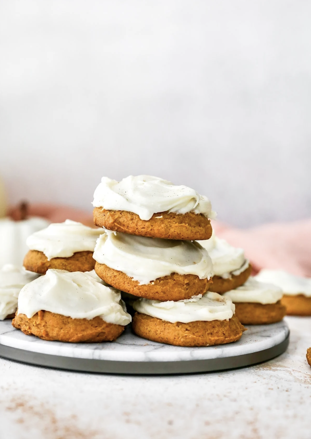 Spiced Pumpkin Cream Cheese Cookies