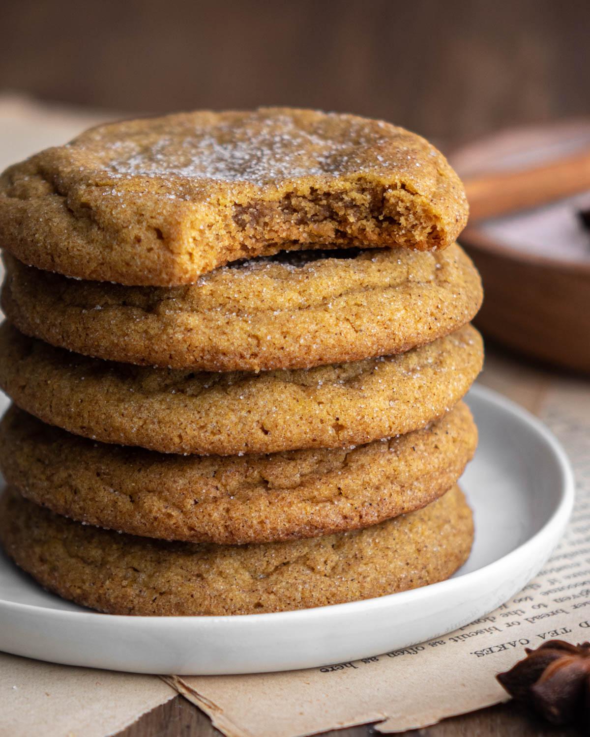 Chewy Pumpkin Spice Cookies
