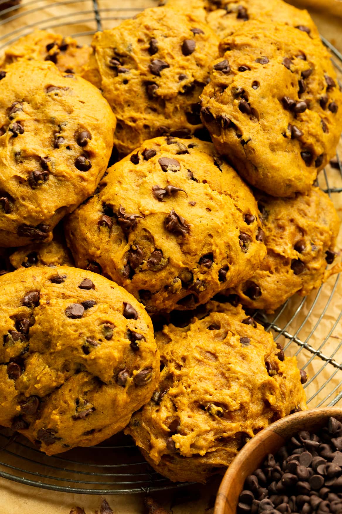  Ultimate Pumpkin Chocolate Chip Cookies
