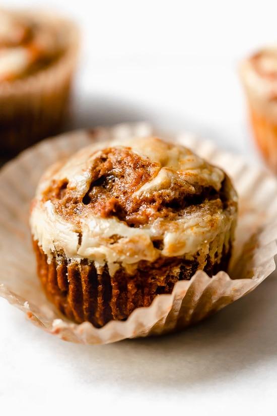 Wholesome Pumpkin Cream Cheese Muffins