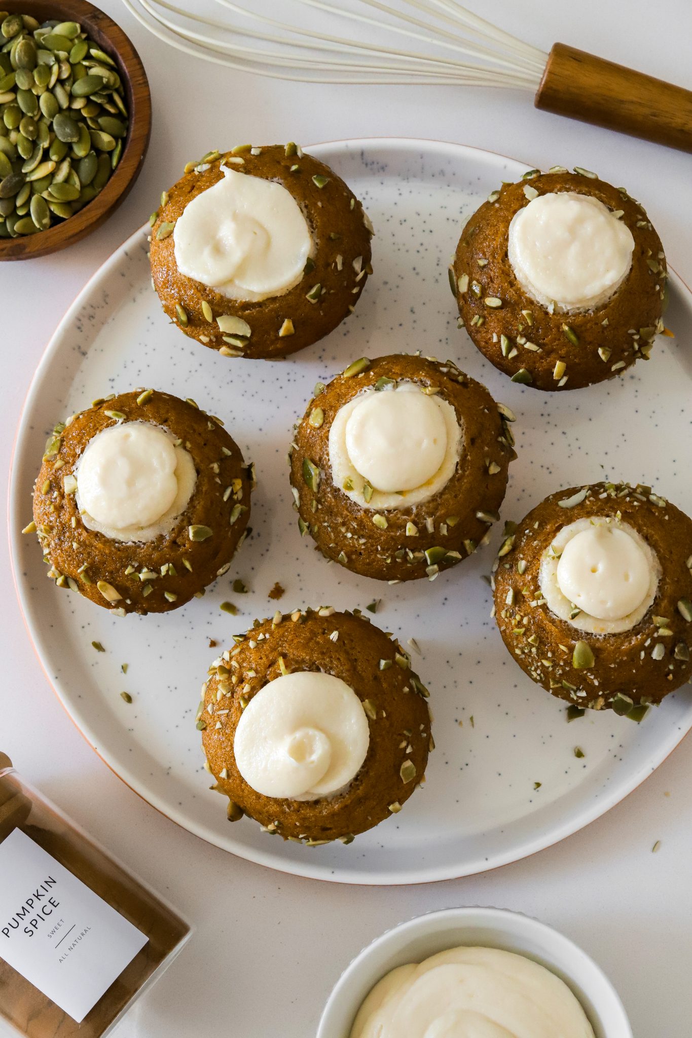 Pumpkin Spice Cream Cheese Muffins
